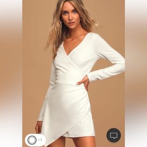 White long sleeve romper